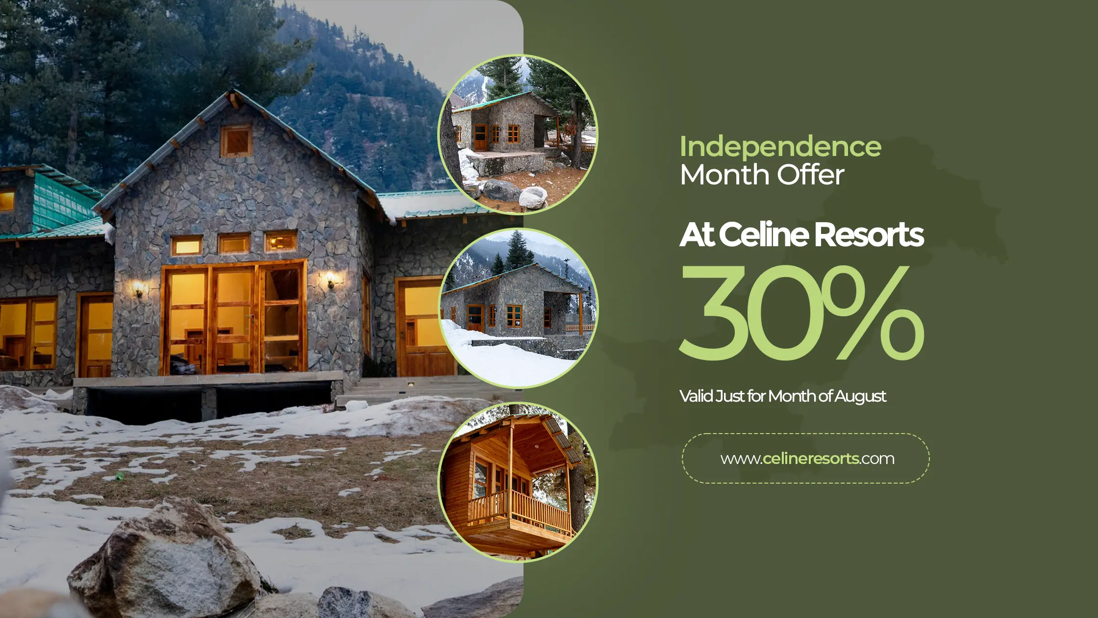 Celine Resorts Offering Discounts Up to 30% – Your Perfect August Escape in Kumrat Valley!